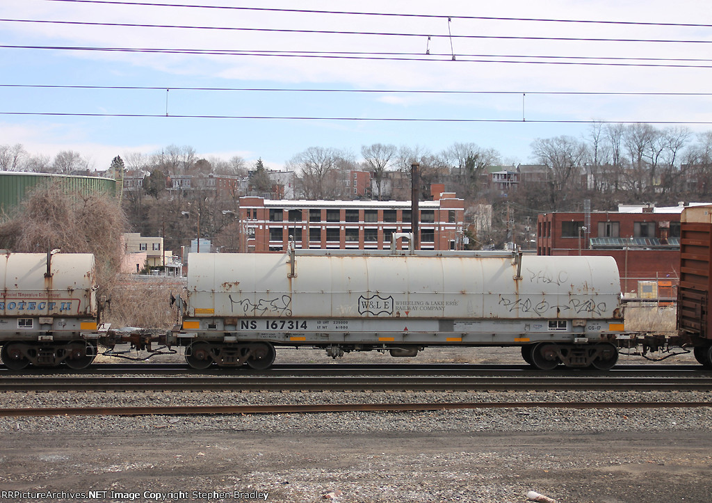 Westbound mixed freight